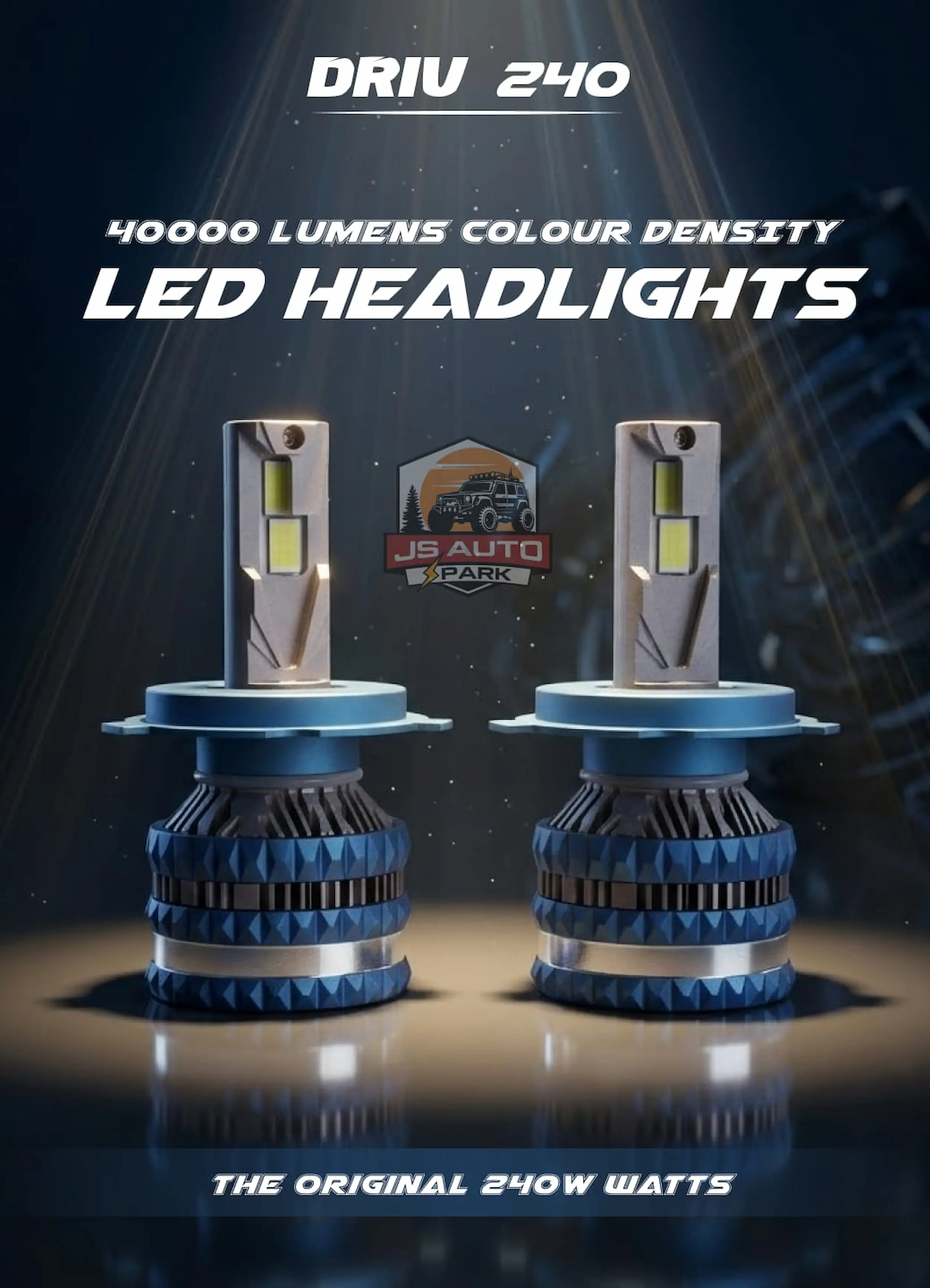 DRIV 240 series 6000 kelvin white / 240W / 40,000 lumens